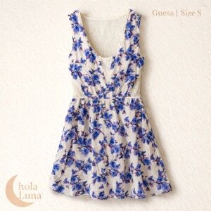 GUESS FLORAL LACE DRESS